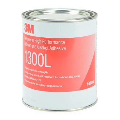 3M 1300L Neoprene High Performance Rubber and Gasket Adhesive (Toluene Free) 1Lt Can